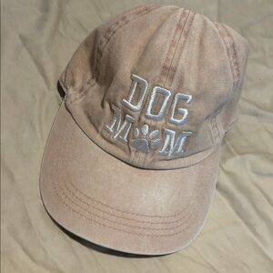 Light Pink "Dog Mom" Cap